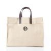 CB Station Personalized Open Canvas Tote Bag | Free Monogram | CeCe's Home & Gifts