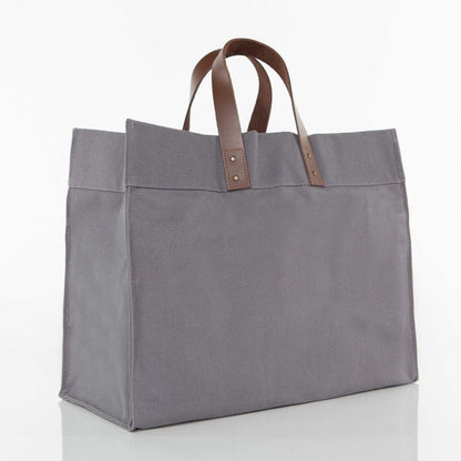 CB Station Personalized Open Canvas Tote Bag | Free Monogram | CeCe's Home & Gifts