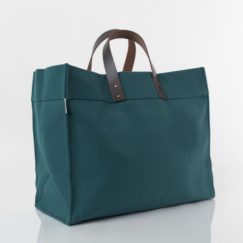 CB Station Personalized Open Canvas Tote Bag | Free Monogram | CeCe's Home & Gifts