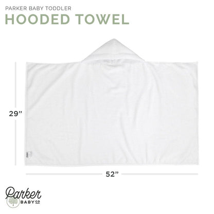 Parker Baby Co. Personalized Plush Hooded Towel – Infant & Toddler Sizes | CeCe's Home & Gifts