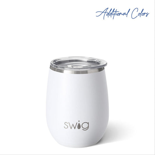 SWIG Life Personalized Stemless Wine Cup (14oz) | CeCe's Home & Gifts