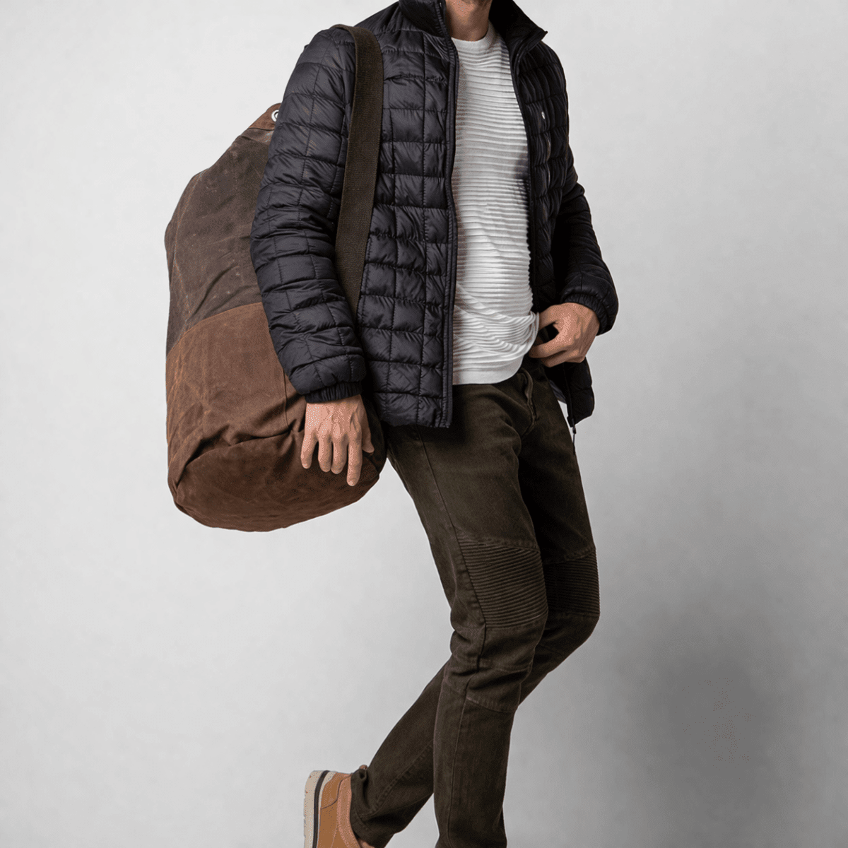 CB Station Personalized Waxed Canvas Laundry Duffel | CeCe's Home & Gifts