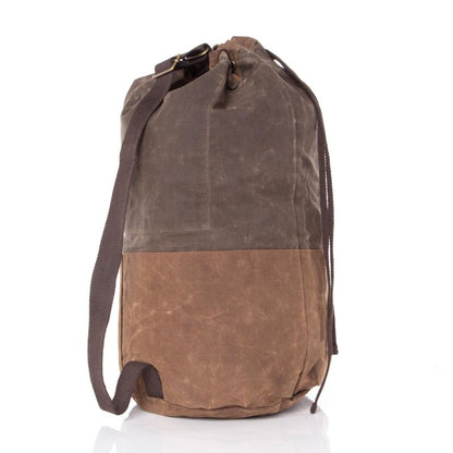 CB Station Personalized Waxed Canvas Laundry Duffel | CeCe's Home & Gifts