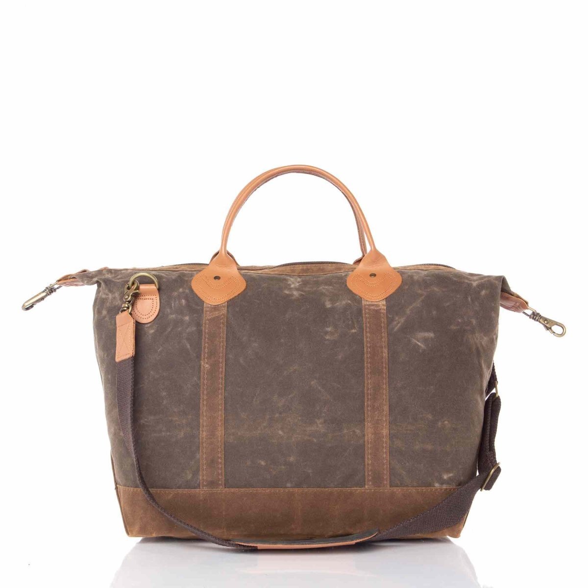 CB Station Personalized Waxed Canvas Weekender Bag | CeCe's Home & Gifts