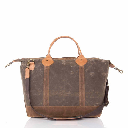CB Station Personalized Waxed Canvas Weekender Bag | CeCe's Home & Gifts