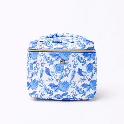 Mary Square Porcelain Vines "Ultraglam' Makeup Bag | CeCe's Home & Gifts