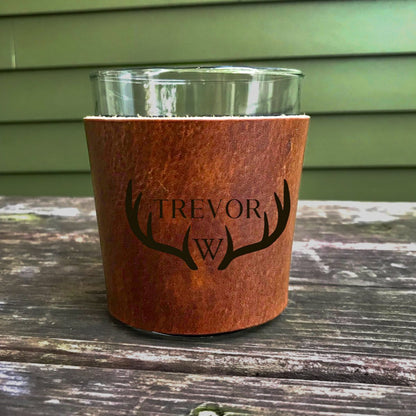Jimmy Rockit Rocks Glass & Leather Wrap | CeCe's Home & Gifts
