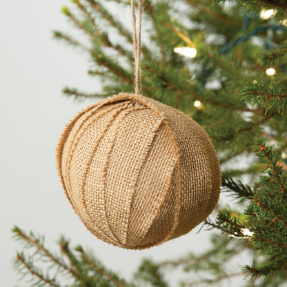 CeCe's Home Rustic Christmas 4" Fabric Ornaments - 4 Styles | CeCe's Home & Gifts