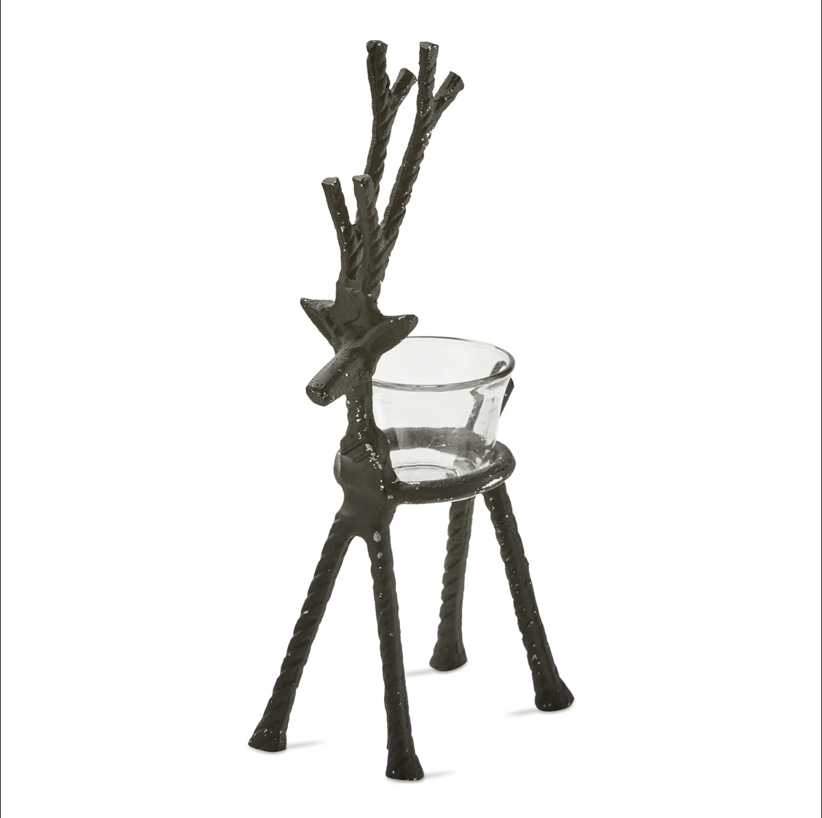 Tag Rustic Reindeer Tea-light Holder - 2 Sizes | CeCe's Home & Gifts