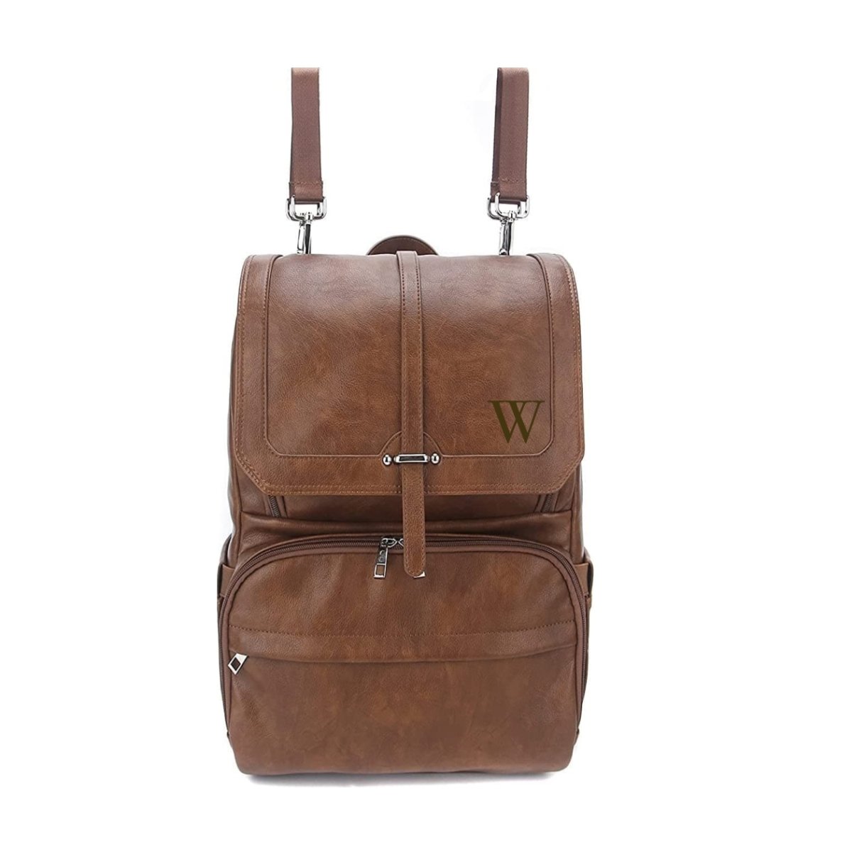 Oh Mint! Saddle Brown Diaper Bag Backpack | CeCe's Home & Gifts