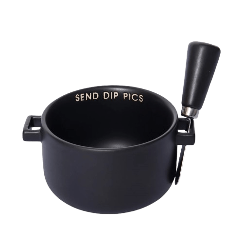 Totalee Gifts "Send Dip Pics" Ceramic Dip Bowl Set | CeCe's Home & Gifts