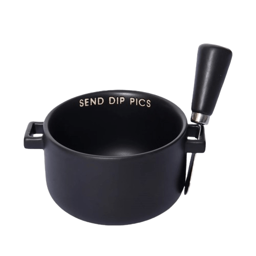 "Send Dip Pics" Ceramic Dip Bowl Set - CeCe's Home & Gifts