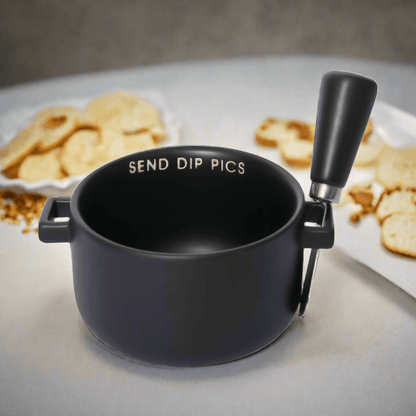 Totalee Gifts "Send Dip Pics" Ceramic Dip Bowl Set | CeCe's Home & Gifts