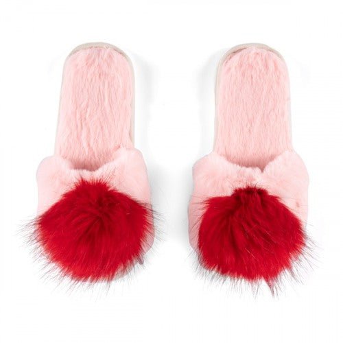 Shiraleah Shiraleah Amour Slippers, Pink | CeCe's Home & Gifts