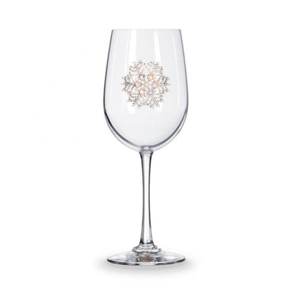 The Queens' Jewels Snowflake Jeweled Stemmed Glassware | CeCe's Home & Gifts