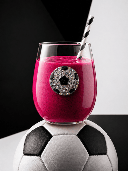 The Queens' Jewels Soccer Ball Jeweled Stemless Glass | CeCe's Home & Gifts