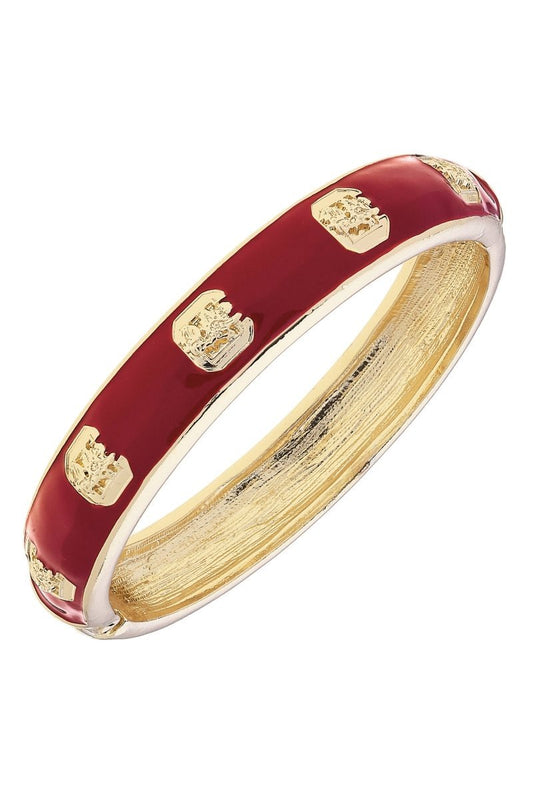 Canvas Style South Carolina Gamecocks Enamel Hinge Bangle | Canvas Style | CeCe's Home & Gifts