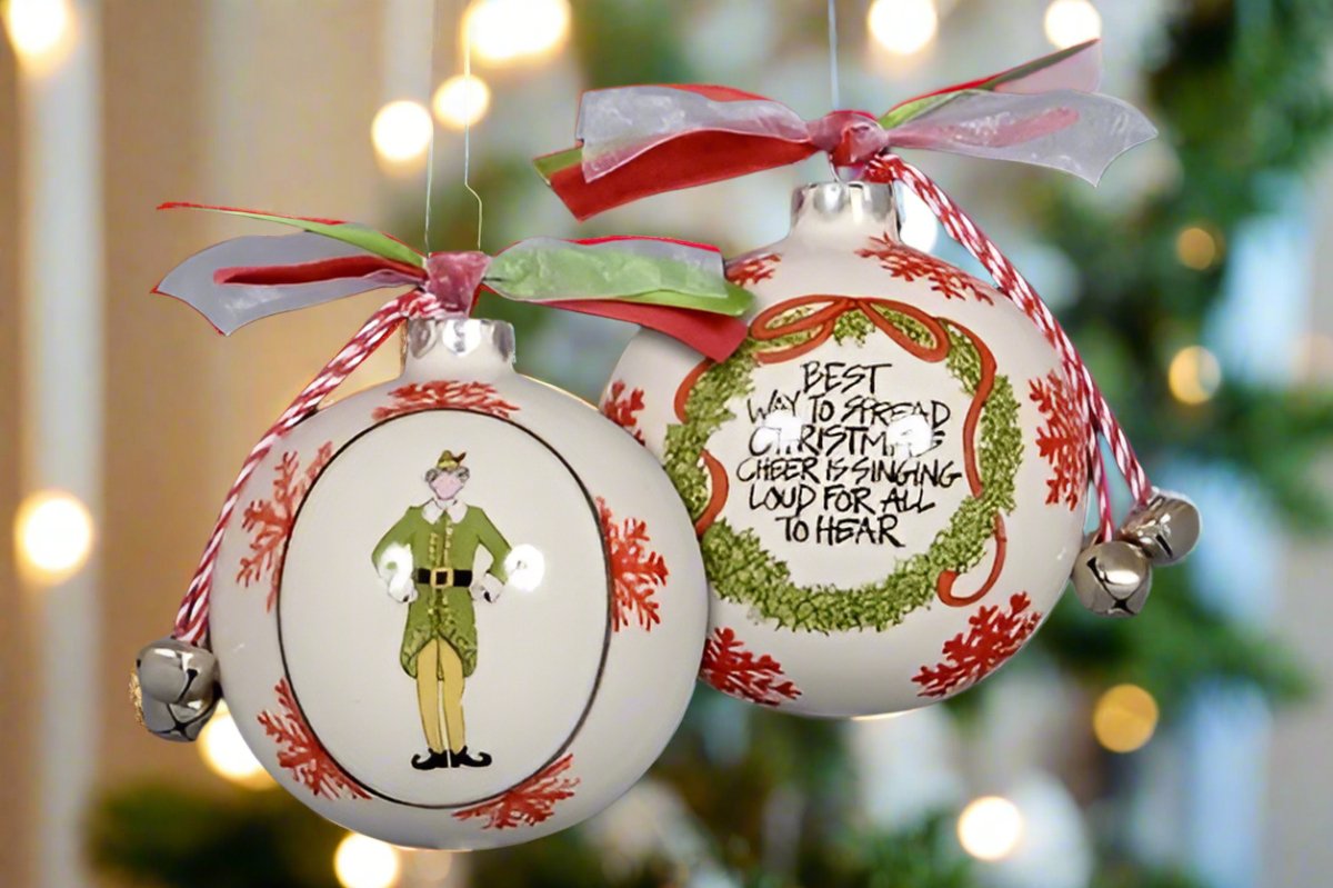 "Spread Christmas Cheer" Ceramic Ball Ornament - CeCe's Home & Gifts