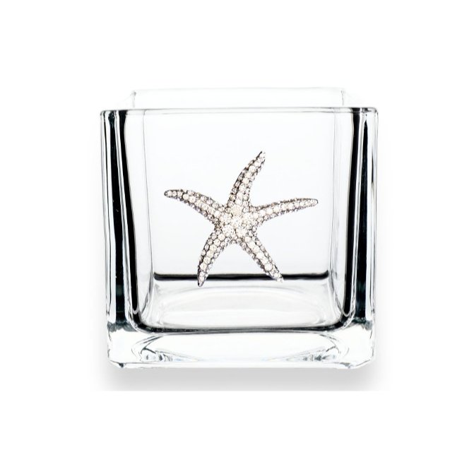 The Queens' Jewels Starfish Jeweled Decorative Glass Bowl | CeCe's Home & Gifts