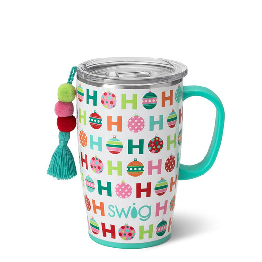 SWIG "HoHoHo" Travel Mug (18 oz) - CeCe's Home & Gifts