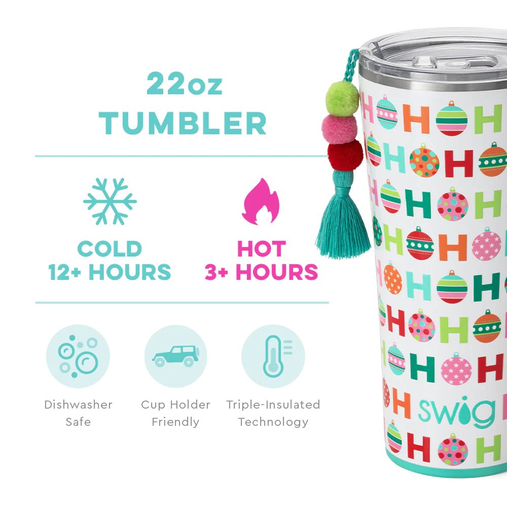 SWIG Life SWIG "HoHoHo" Travel Tumbler (22oz) | CeCe's Home & Gifts