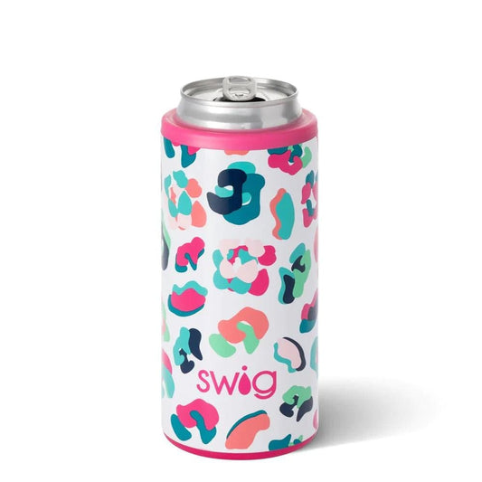 SWIG Life Party Animal Print Slim Can Cooler | SWIG Combo - CeCe's Home & Gifts