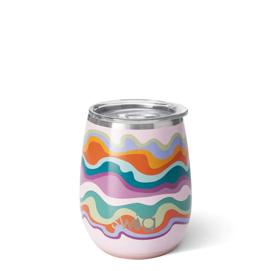 SWIG Sand Art Stemless Wine Cup (14oz) - CeCe's Home & Gifts