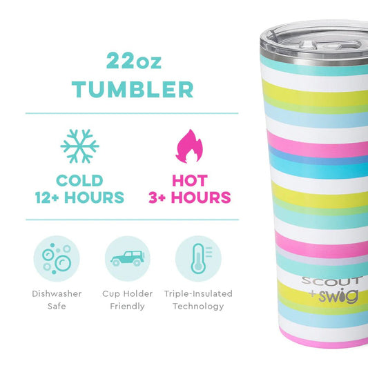 SWIG SCOUT Sweet Tarts Travel Tumbler (22oz) - CeCe's Home & Gifts