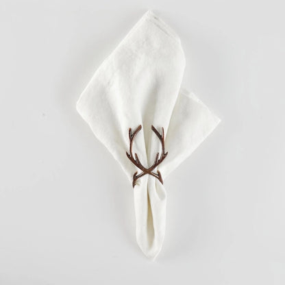 Tableau Tableau Antler Bronze Napkin Ring | CeCe's Home & Gifts