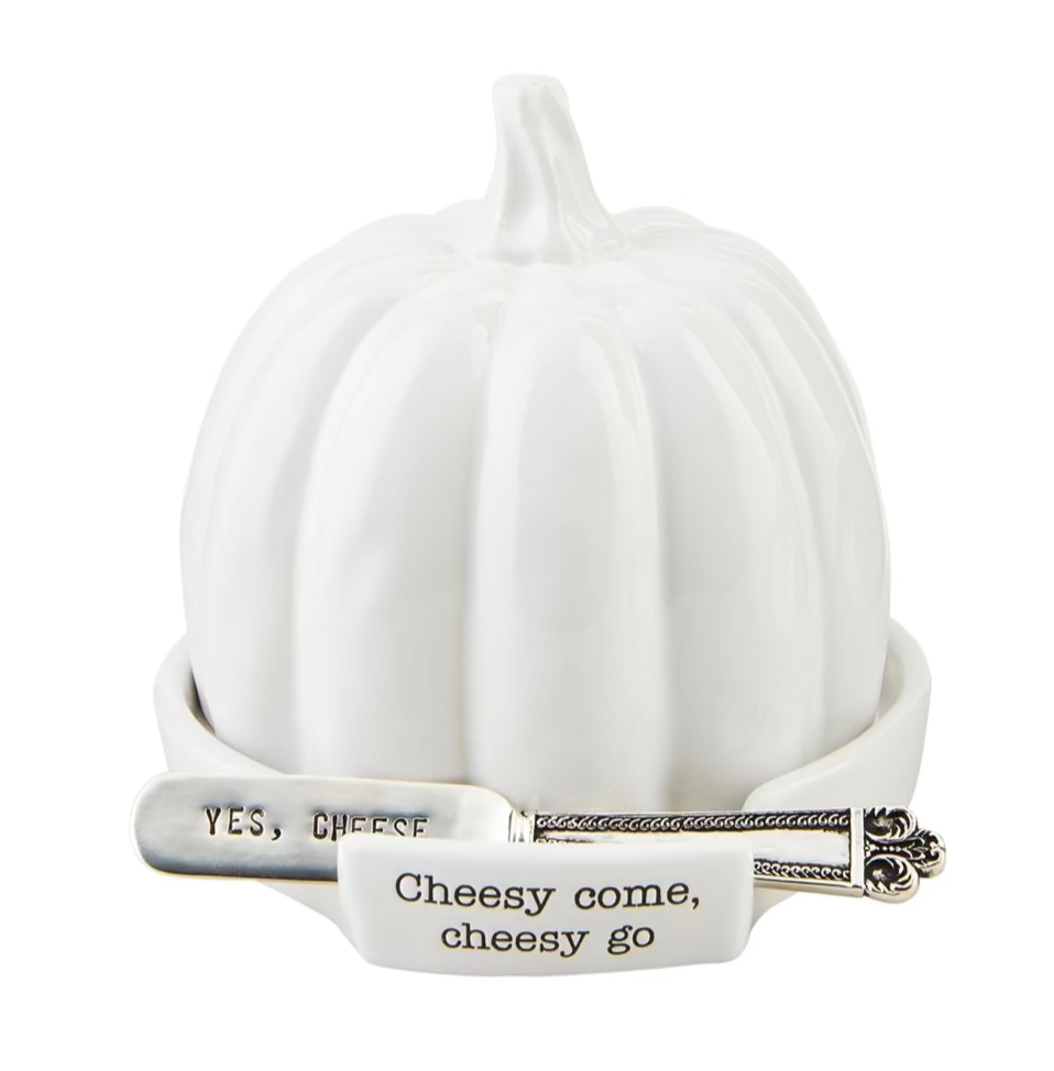 Mud Pie Mud Pie Pumpkin Cheese Ball Cloche Set | CeCe's Home & Gifts