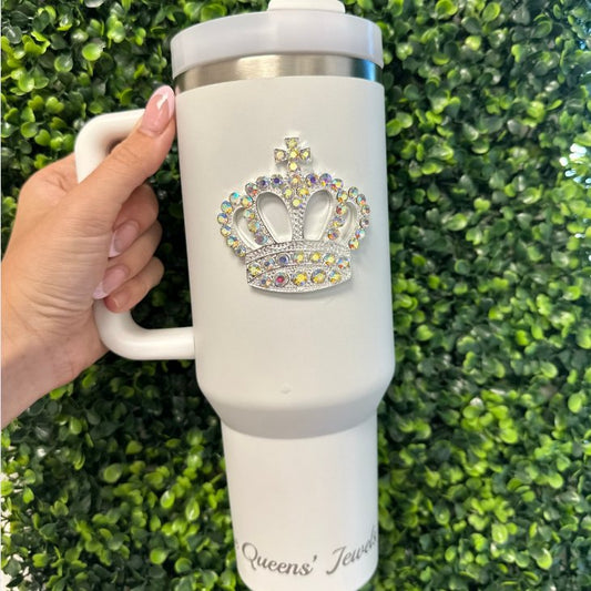 The Queens' Jewels Aurora Borealis Crown Insulated Cup - CeCe's Home & Gifts