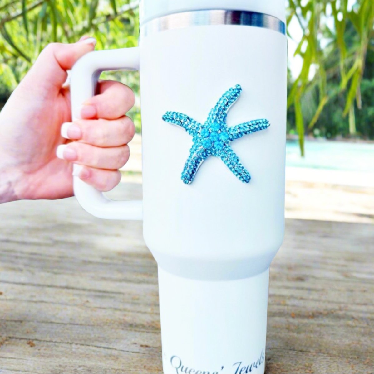 The Queens' Jewels Blue Starfish Insulated Tumbler - 40oz - CeCe's Home & Gifts