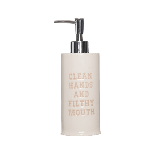 Totalee Gift "Dirty Mouth" Ceramic Soap Dispenser - CeCe's Home & Gifts