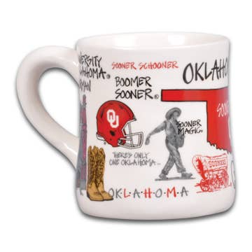 Magnolia Lane University of Oklahoma Mug | CeCe's Home & Gifts