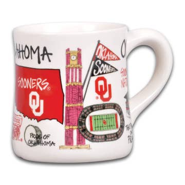 Magnolia Lane University of Oklahoma Mug | CeCe's Home & Gifts