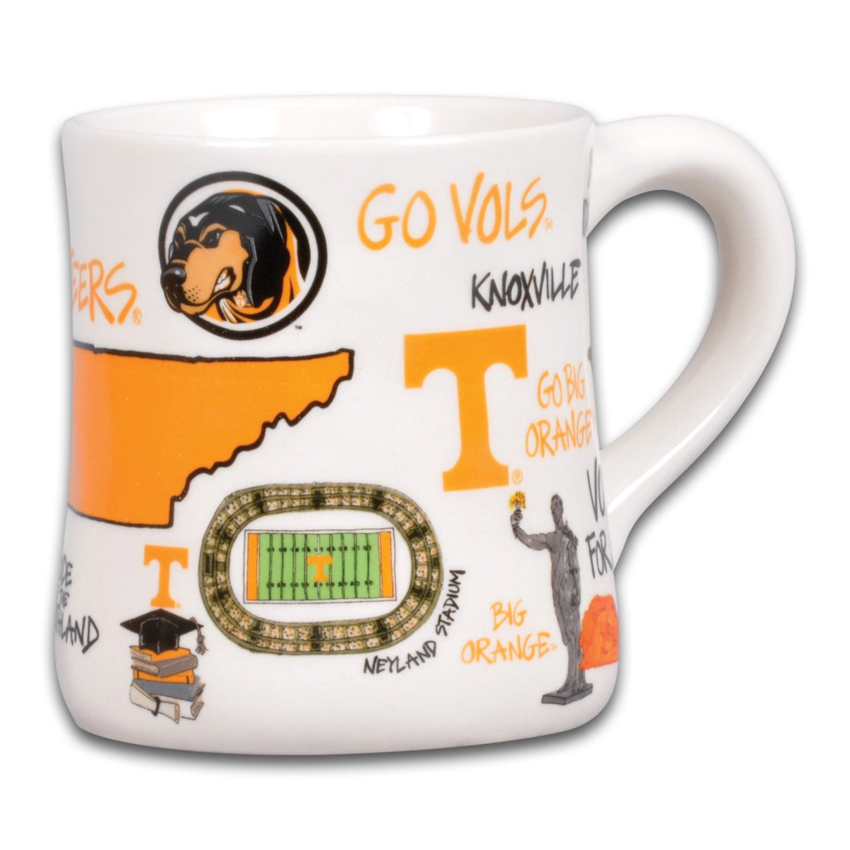 University of Tennessee Icon Ceramic Mug - CeCe's Home & Gifts