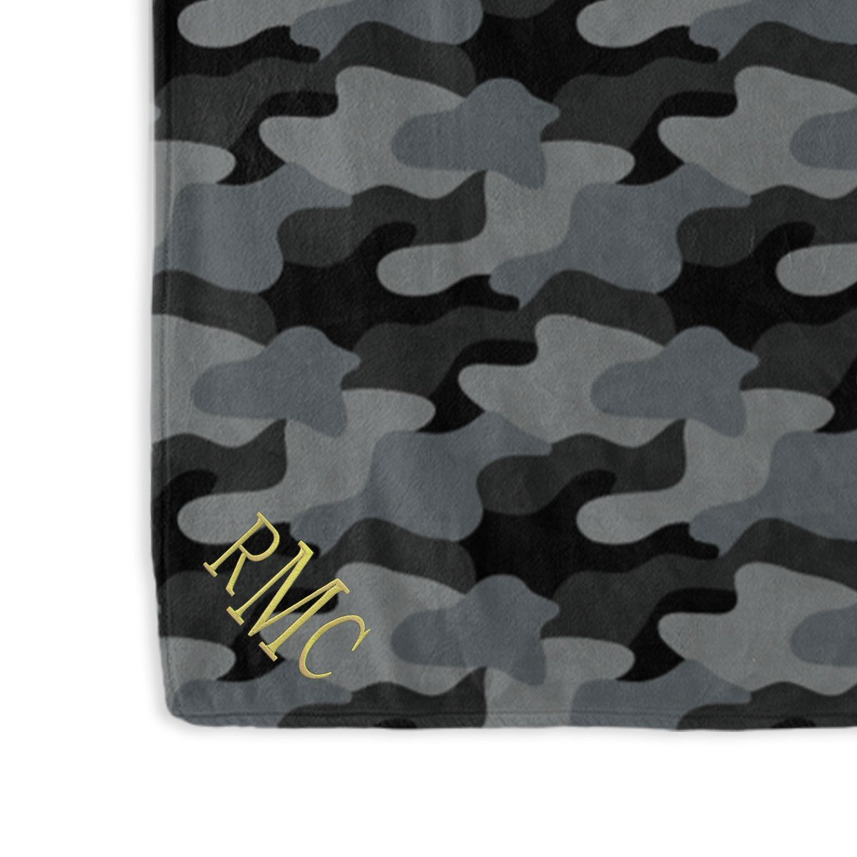 Viv & Lou Viv & Lou Black Camo Cozy Blanket | CeCe's Home & Gifts