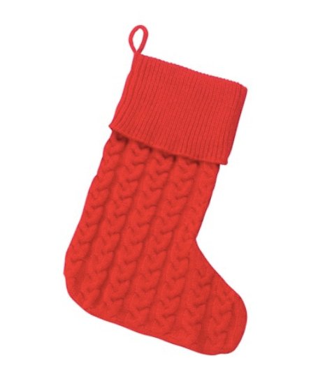 Viv & Lou Cable Knit Stocking - CeCe's Home & Gifts