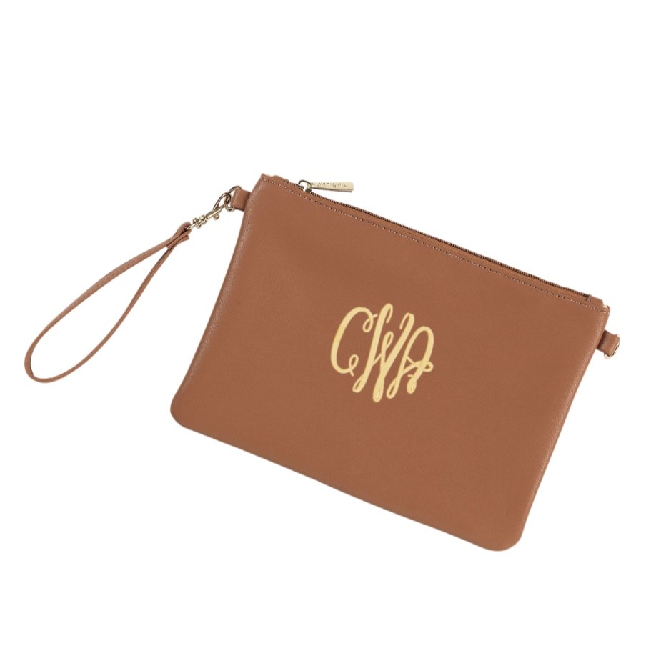 Viv & Lou Viv & Lou Camel Madeline Wristlet | CeCe's Home & Gifts