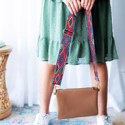 Viv & Lou Viv & Lou Camel Madeline Wristlet | CeCe's Home & Gifts