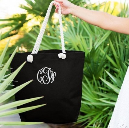 Viv & Lou Viv & Lou Castaway Canvas Tote | CeCe's Home & Gifts