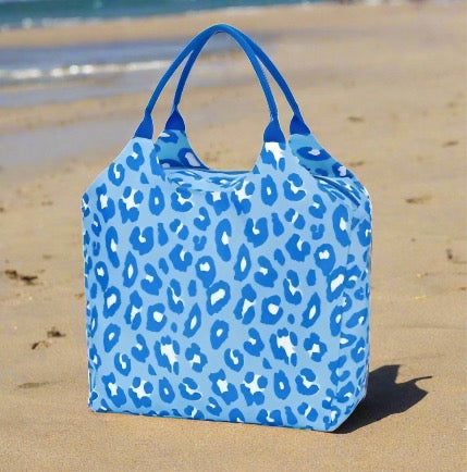Viv & Lou Cool Leopard Beach Bag - CeCe's Home & Gifts