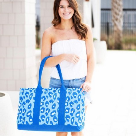 Viv & Lou Cool Leopard Cooler Tote - CeCe's Home & Gifts