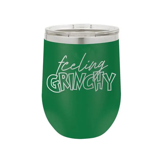 Viv & Lou Viv & Lou Feeling Grinchy Insulated Tumbler 12oz | CeCe's Home & Gifts