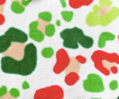 Viv & Lou Viv & Lou Festive Leopard Cozy Blanket | CeCe's Home & Gifts