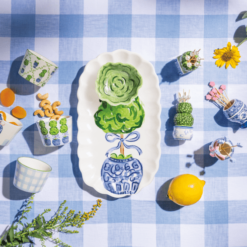 Mud Pie Topiary Tray Tidbit Set