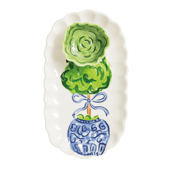 Mud Pie Topiary Tray Tidbit Set