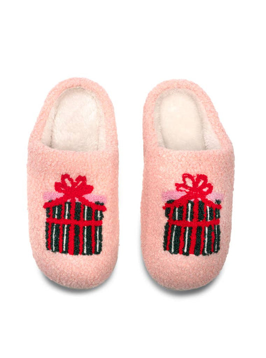 Women's Cozy Present Slippers - CeCe's Home & Gifts