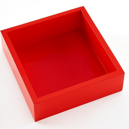 Magnolia Lane Wood Lacquered Finish Cocktail Napkin Holder - 3 Colors | CeCe's Home & Gifts