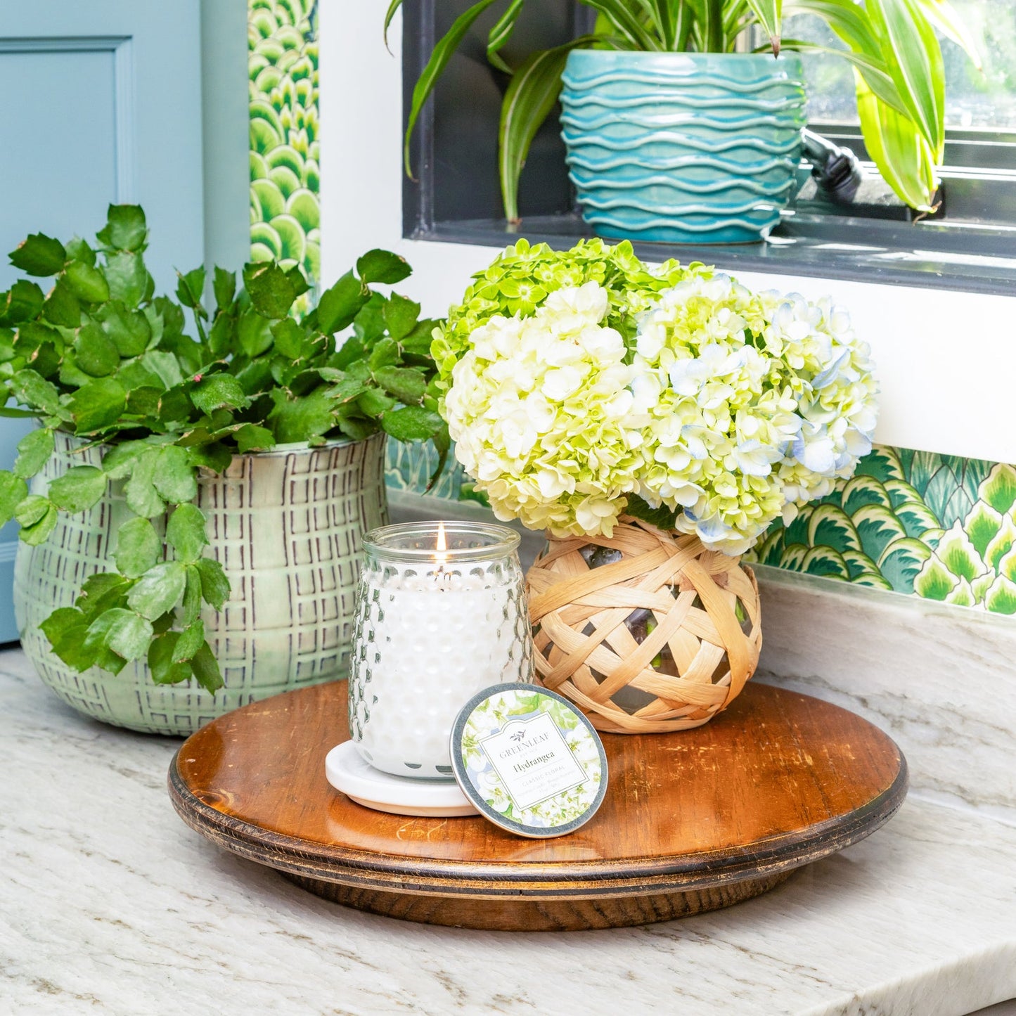Greenleaf Hydrangea Signature Candle